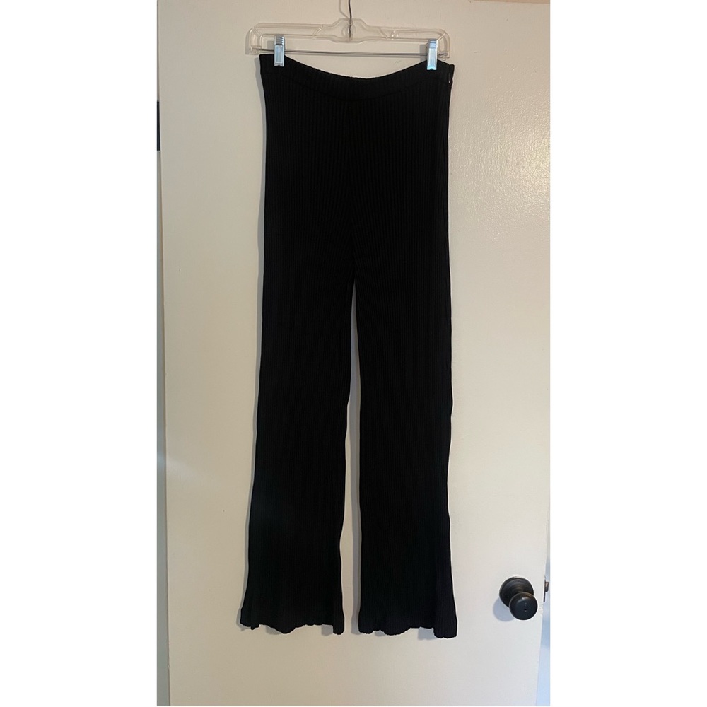 & Other Stories Ribbed Stretch Flare Pants